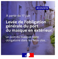 port du masque en extérieur