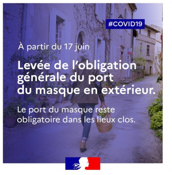 port du masque en extérieur